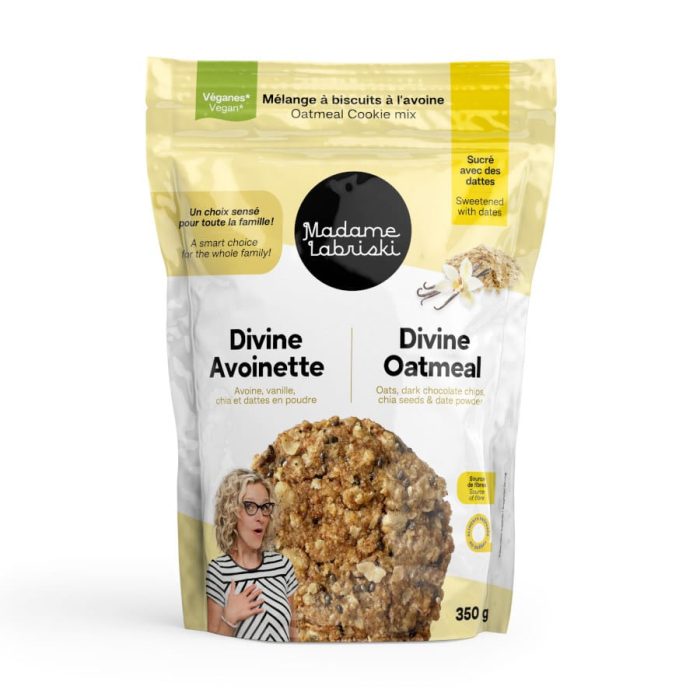 Mélange à biscuits santé (et végane) : Divine Avoinette